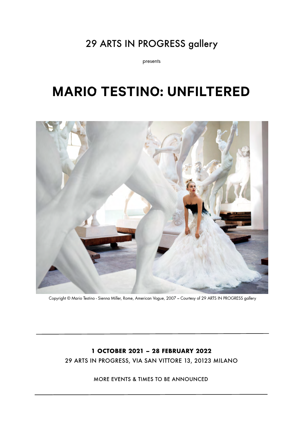 Mario Testino: Unfiltered