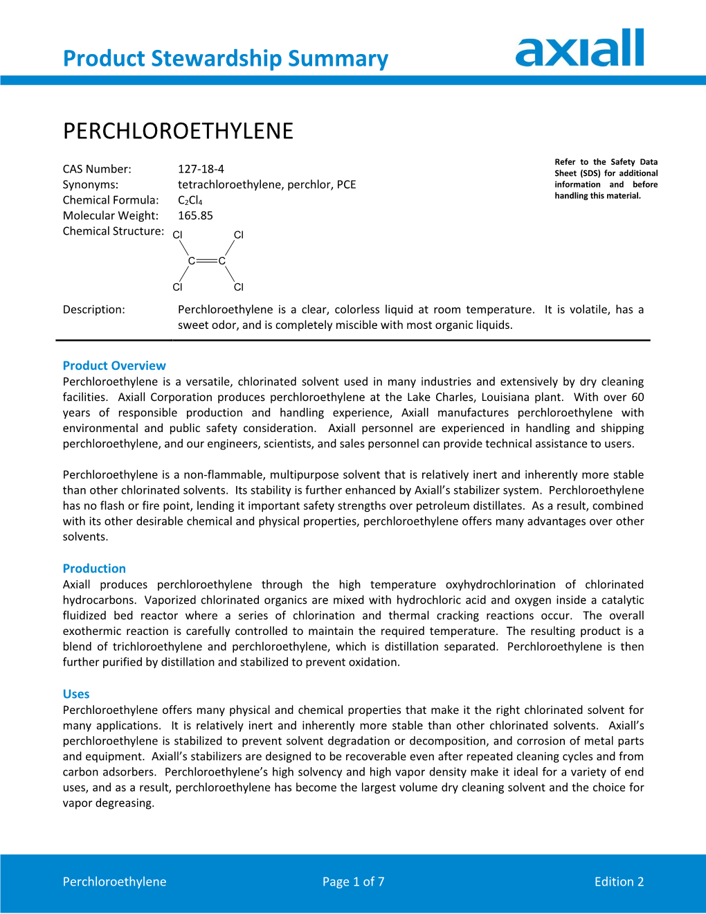 Perchloroethylene