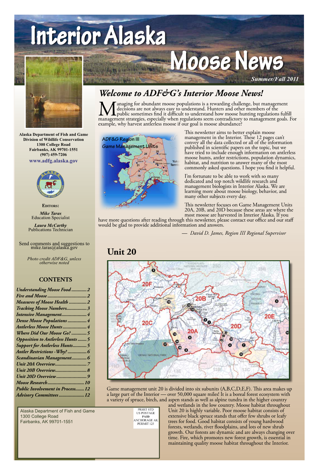 Interior Alaska Moose News