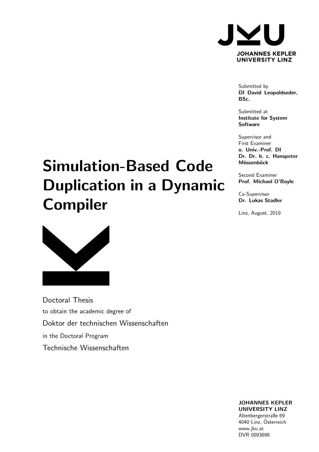 Simulation-Based Code Duplication in a Dynamic Compiler
