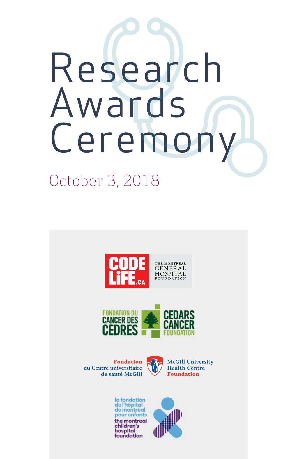 Research Awards Ceremony October 3, 2018 Allergy & Immunology
