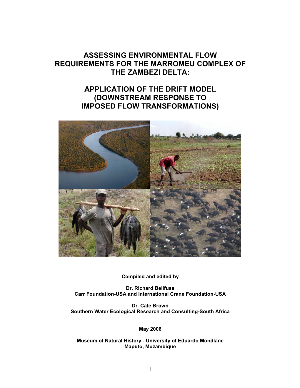 Assessing Environmental Flow Requirements for the Marromeu Complex of the Zambezi Delta