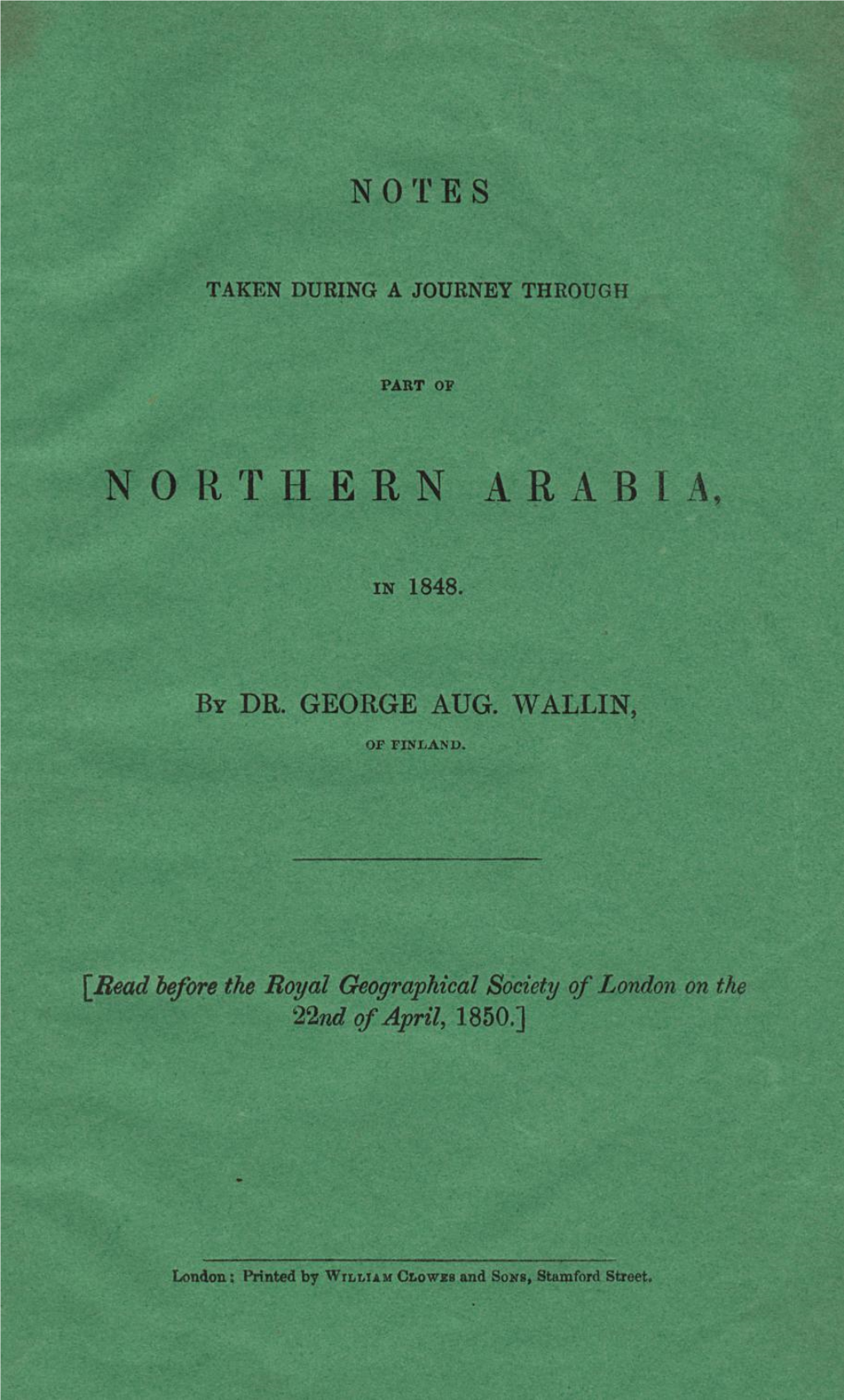 Northern Arabia