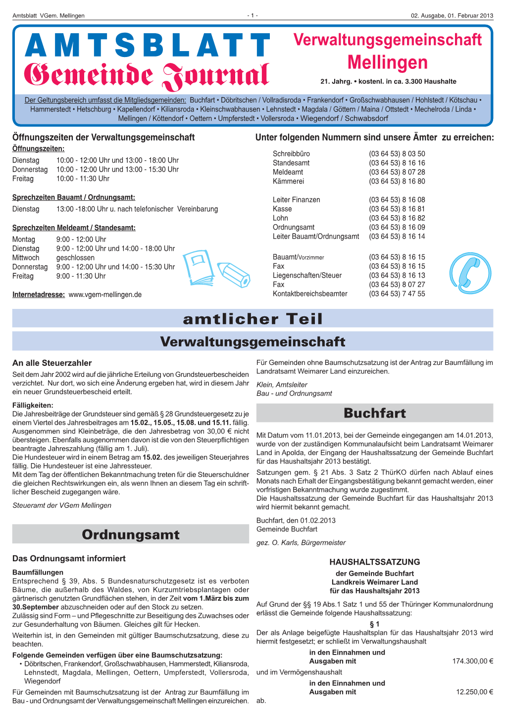 Amtsblatt Vgem