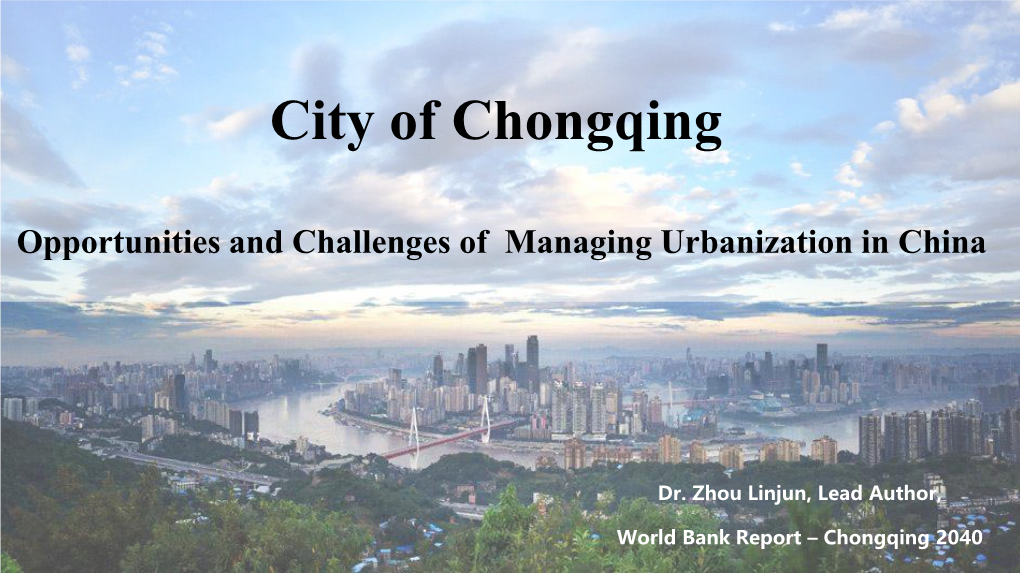 City of Chongqing