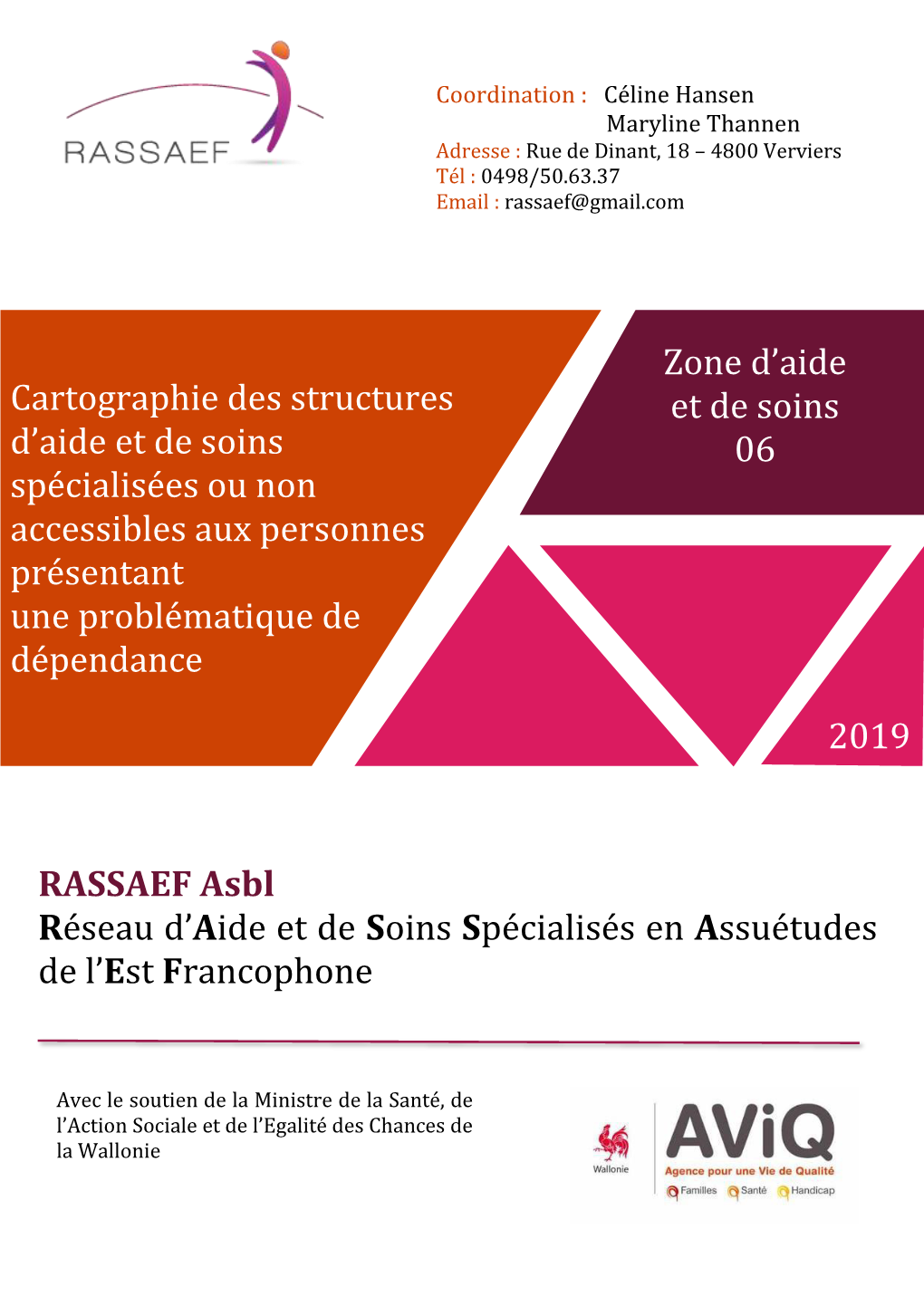 Cartographie Des Structures D'aide Et De Soins Spécialisées Ou Non