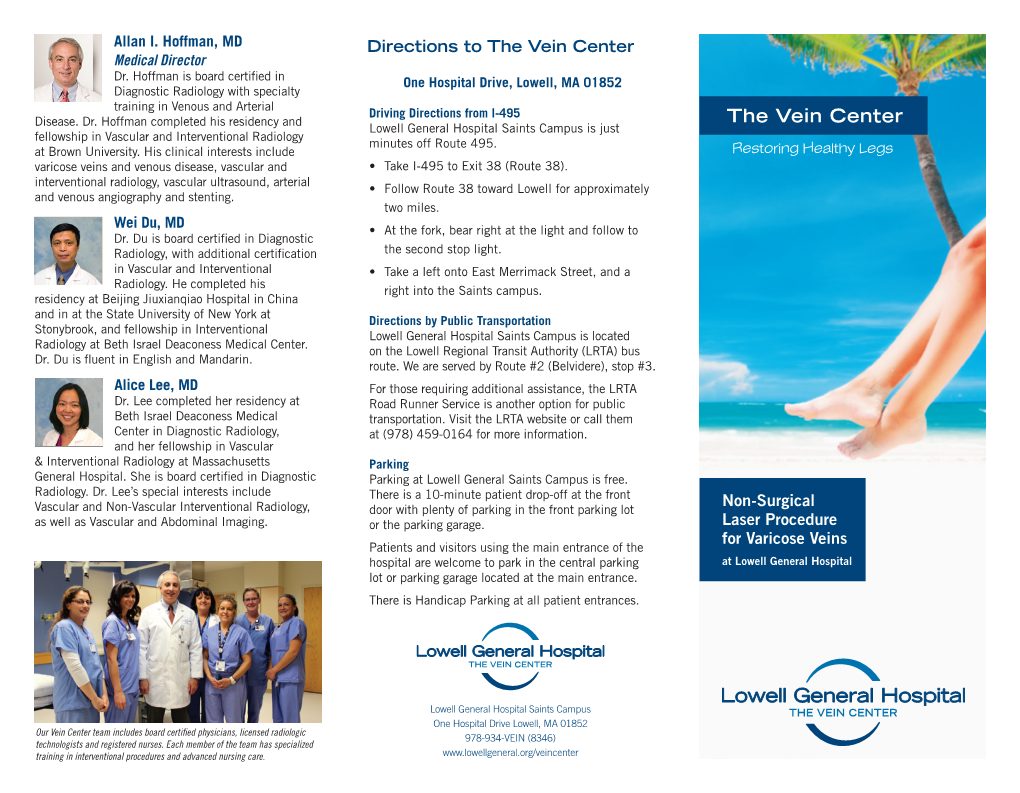 The Vein Center Medical Director Dr