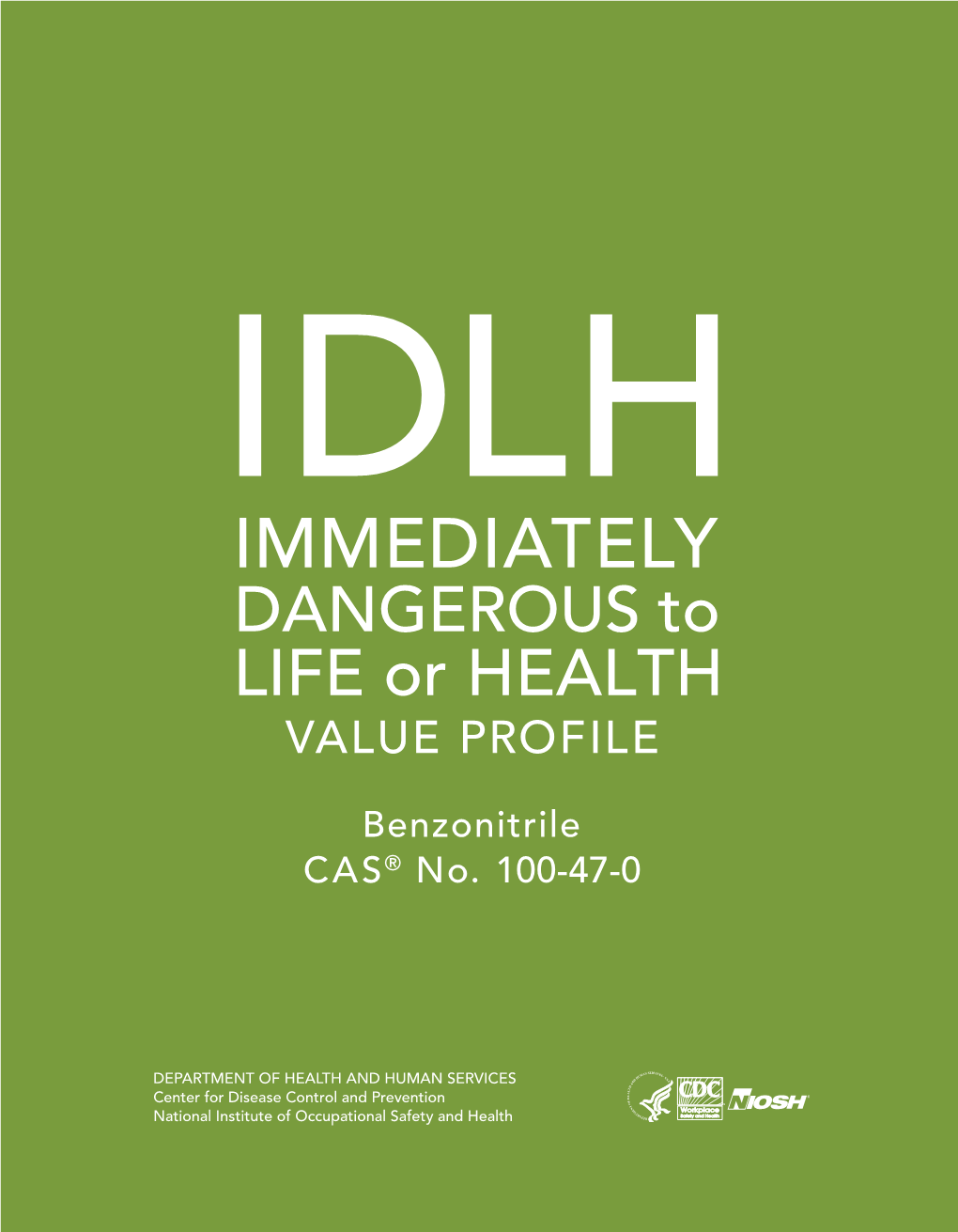 NIOSH IDLH Value Profile for Benzonitrile