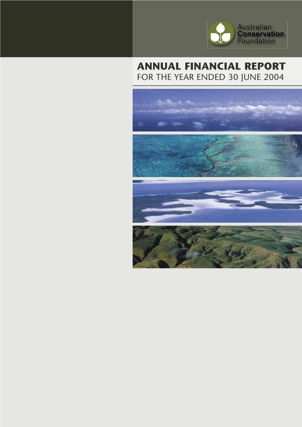 Financial Report 2003-04