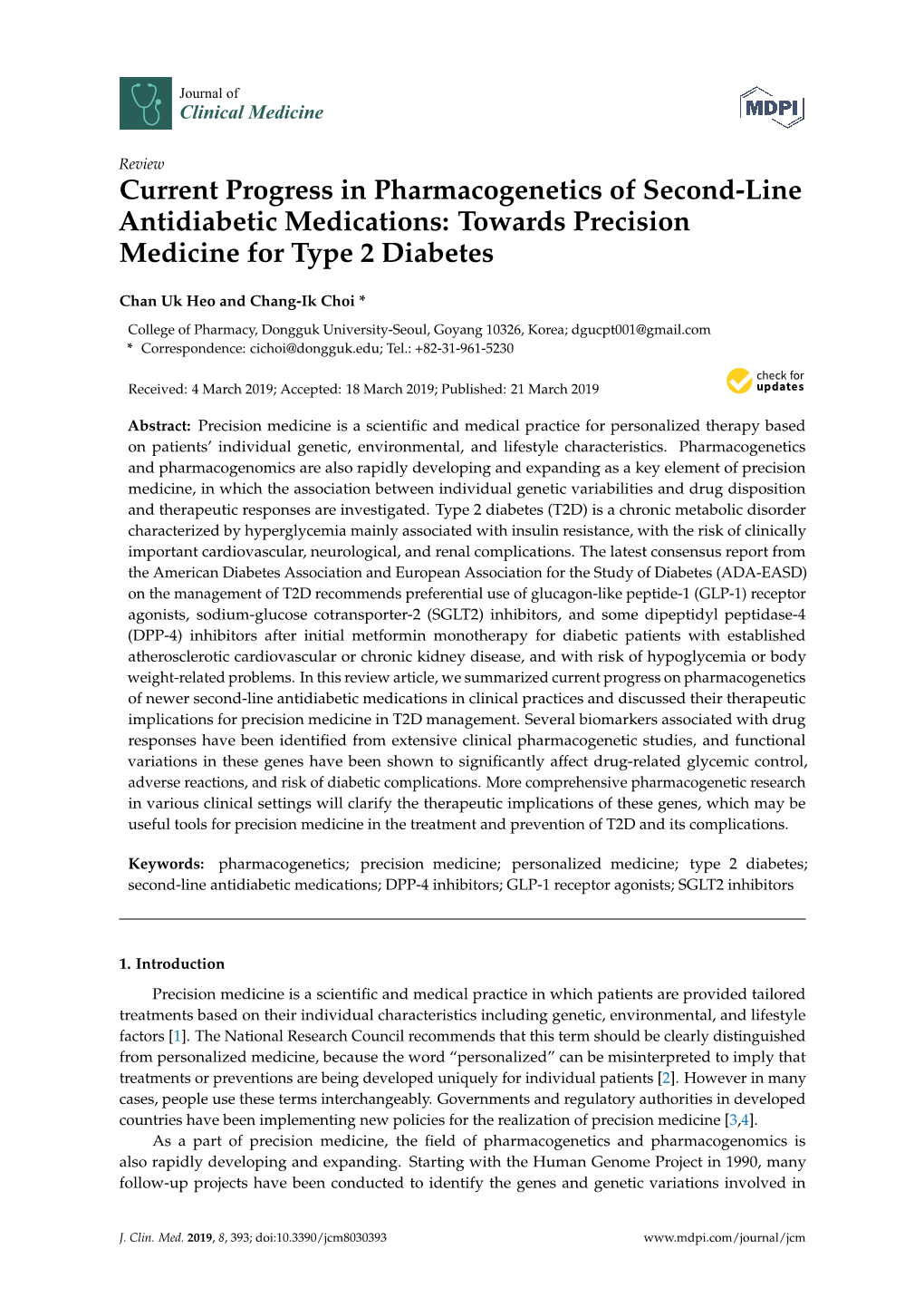 Towards Precision Medicine for Type 2 Diabetes