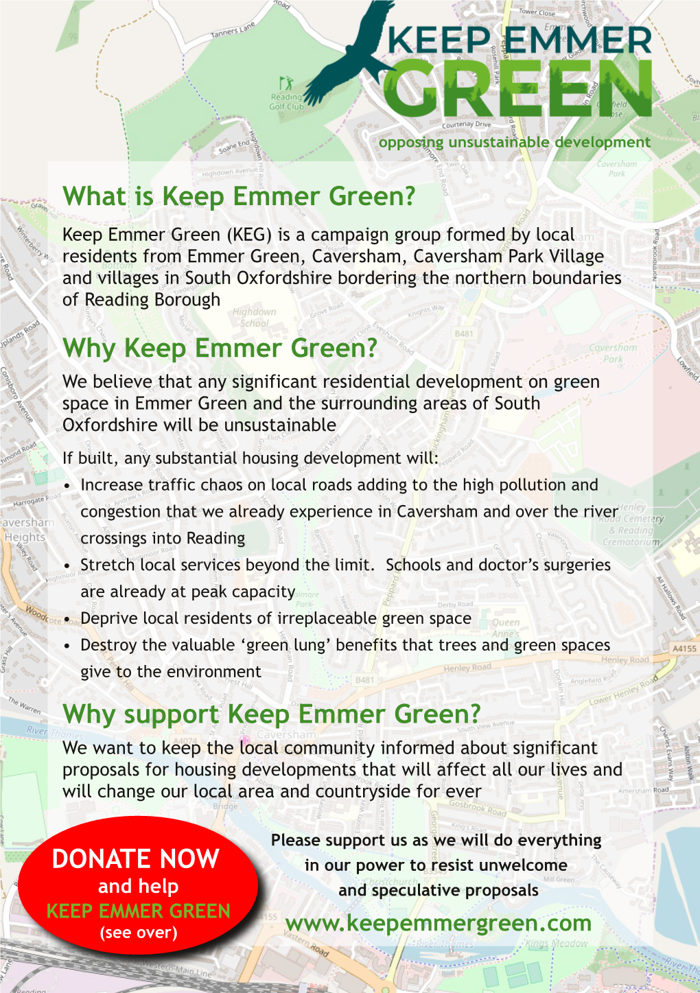 Why Support Keep Emmer Green? DONATE