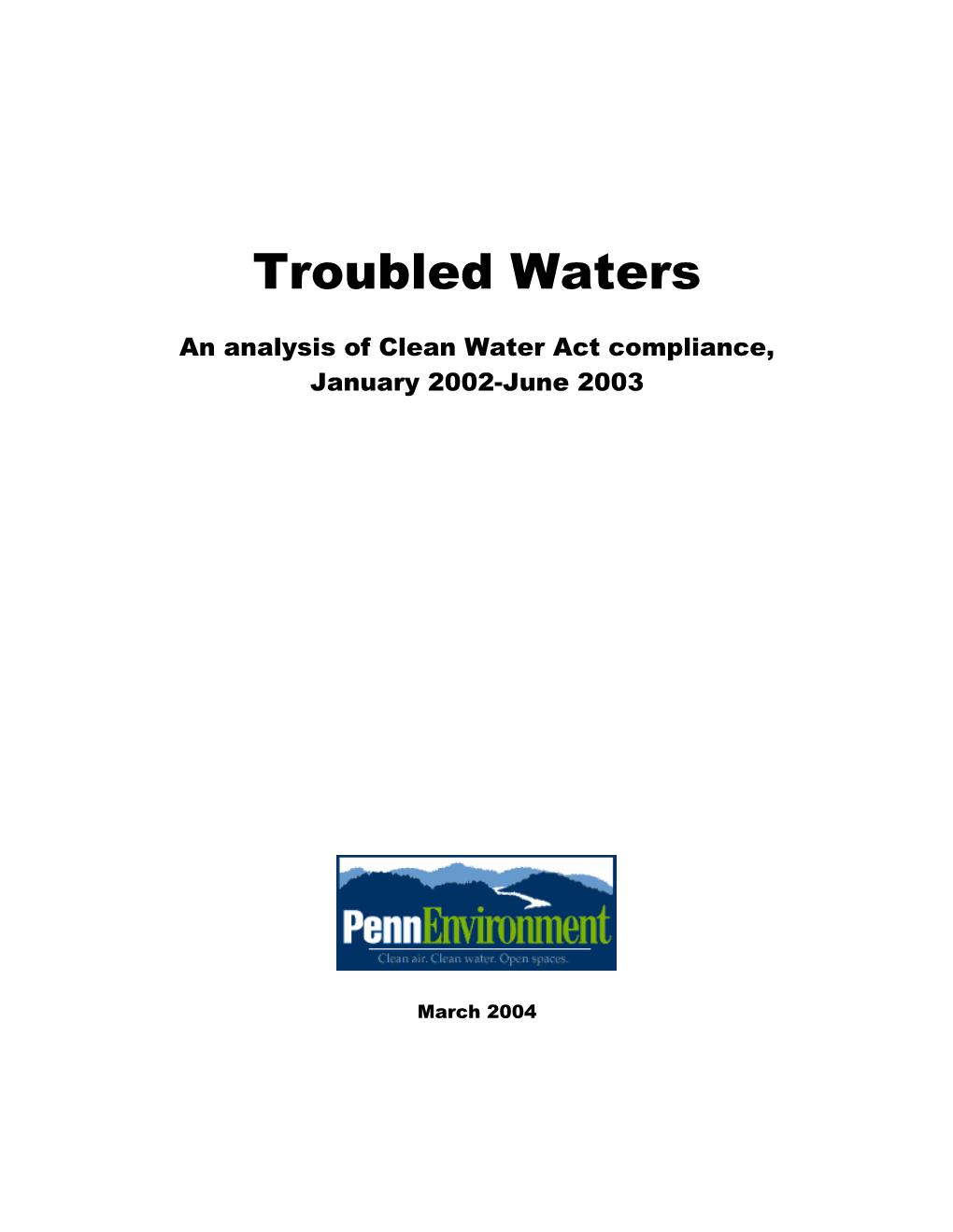 Troubled Waters