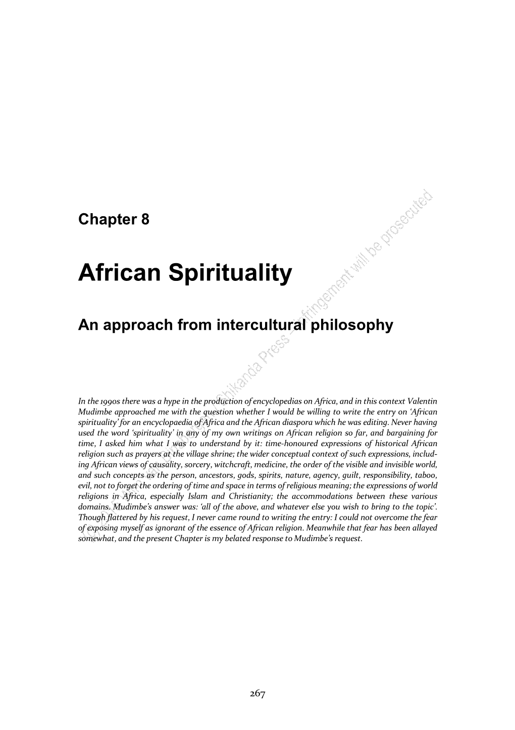 African Spirituality