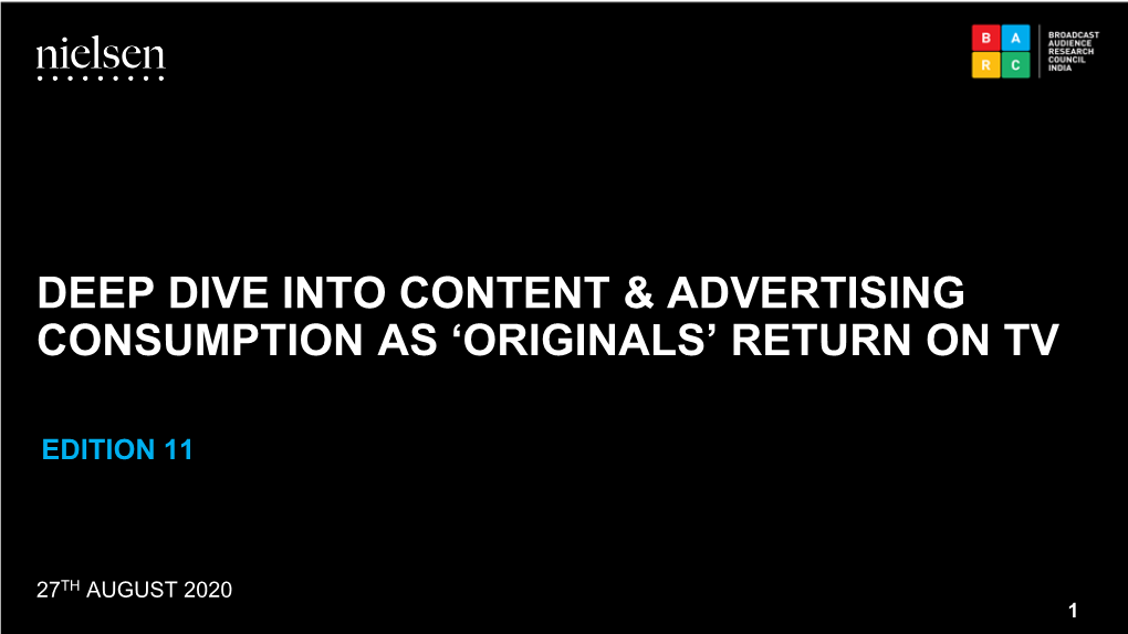 Crisis Consumption an Insights Series Into Tv