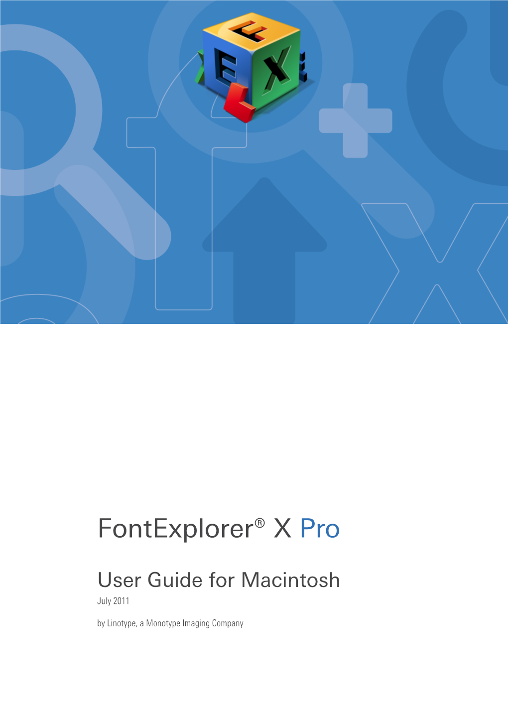 Fontexplorer X Pro Manual