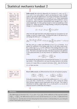 Some Written Notes on the Laws of Thermodynamics