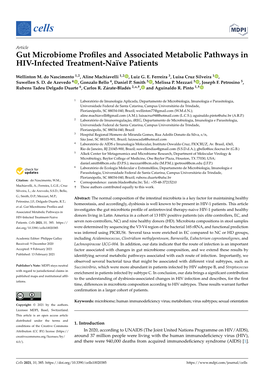 Gut Microbiome Profiles and Associated Metabolic Pathways in HIV-Infected Treatment-Naïve Patients