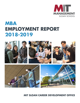 Mba Employment Report 2018-2019