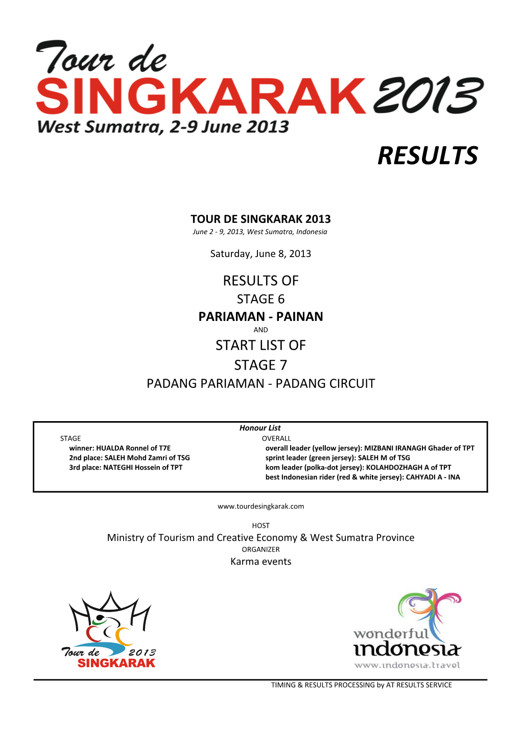 Tds2013 Results Stage