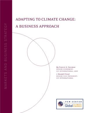 Adapting to Climate Change: a Business Approach