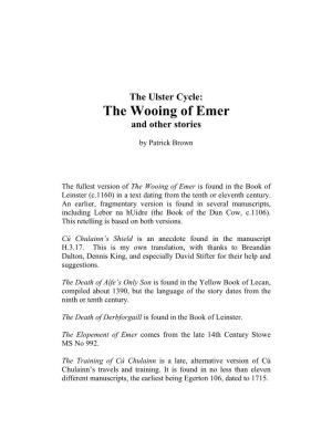 The Wooing of Emer and Other Stories