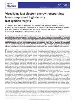 Visualizing Fast Electron Energy Transport Into Laser-Compressed High-Density Fast-Ignition Targets
