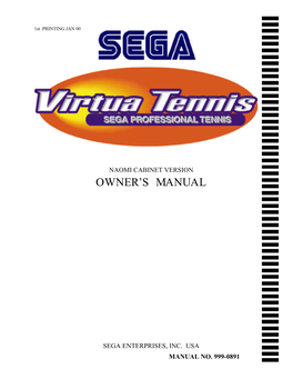 Virtua Tennis, Virtua Nba !!Never Ship Model 3 / Naomi Game Boards Outside of Cage!!