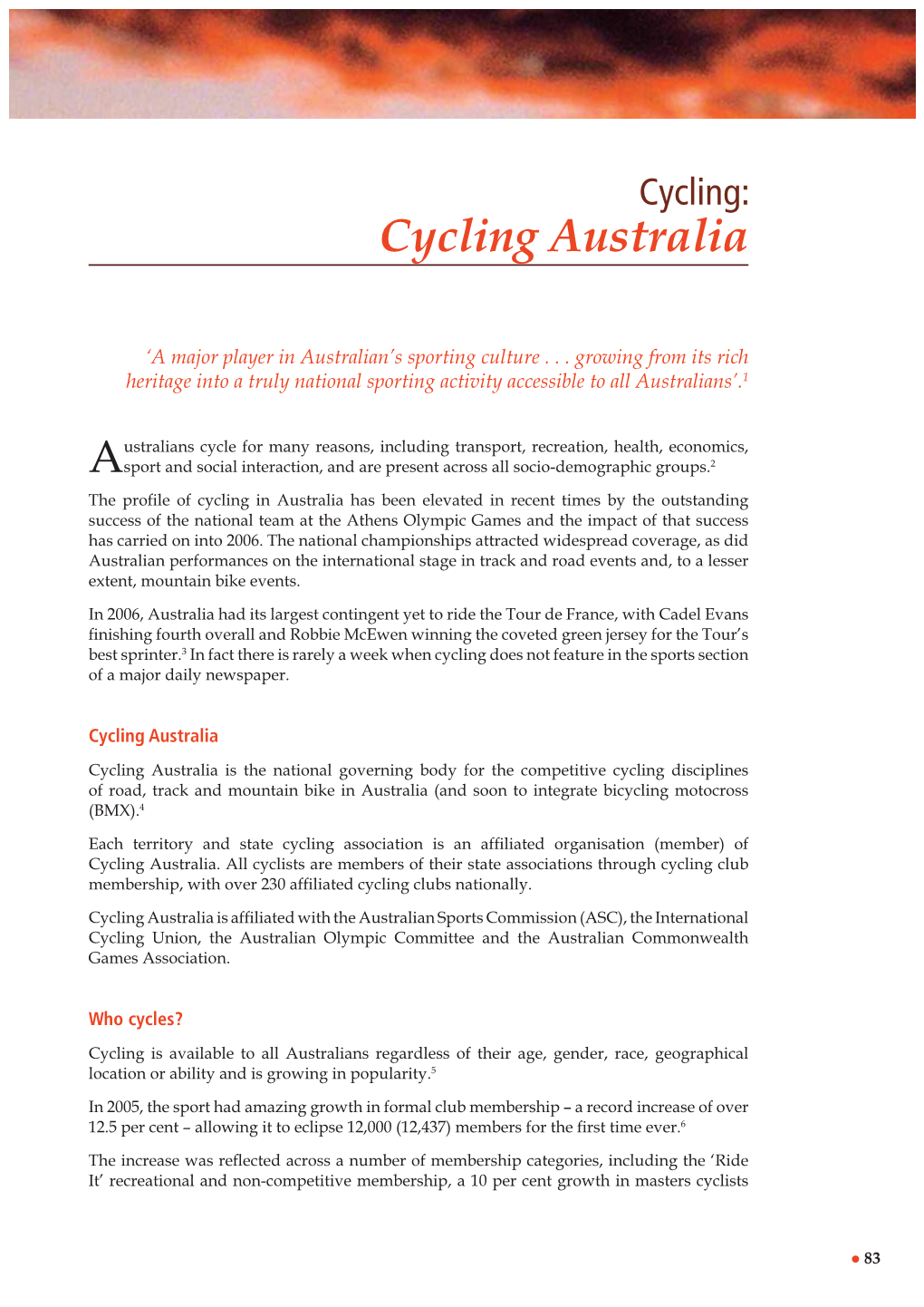 Cycling Australia