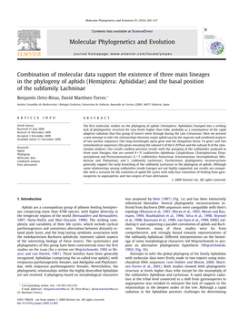 Combination of Molecular Data Support