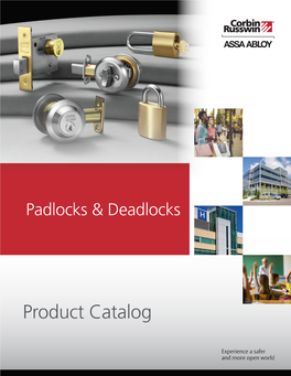 Product Catalog Introduction Padlocks & Deadlocks