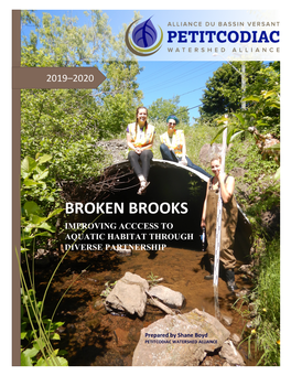 Broken Brooks Improving Acccess to Aquatic Habitat Through Diverse Partnership