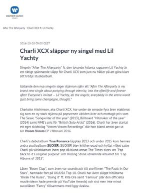 Charli XCX Släpper Ny Singel Med Lil Yachty
