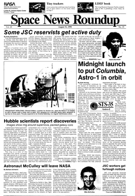 ++ Midnight Launch to Put Columbia, Astro-1 in Orbit