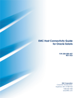 EMC Host Connectivity Guide for Oracle Solaris