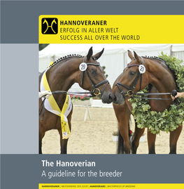 The Hanoverian a Guideline for the Breeder
