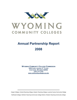 Annual Partnership Report 2008
