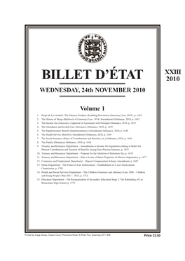 Billet D'état