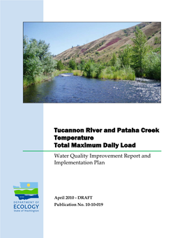 DRAFT Tucannon River and Pataha Creek TMDL Study
