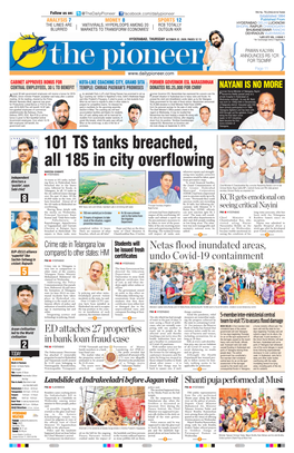 101 TS Tanks Breached, All 185 in City Overflowing