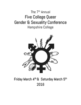 Five College Queer Gender & Sexuality Conference