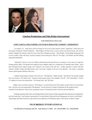 Cineson Productions and Film Bridge International