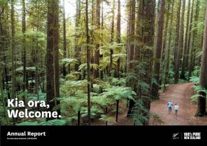 Annual Report Tourism New Zealand | 2017/2018 Tourism New Zealand Annual Report | 2017/2018 Highlights