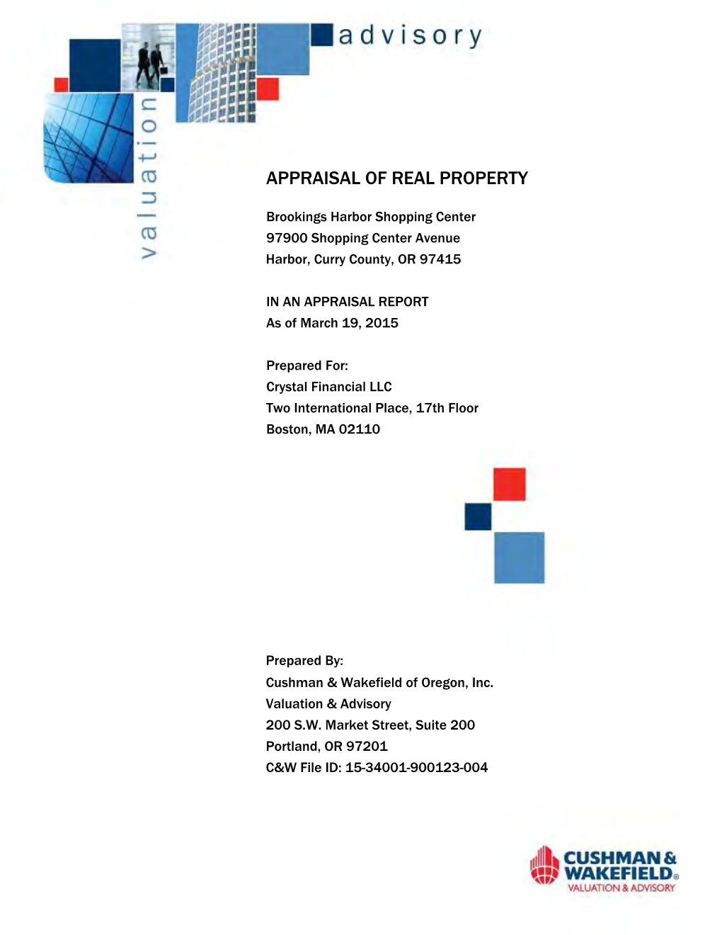 Appraisal of Real Property
