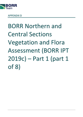 Vegetation and Flora Assessment Parts 1