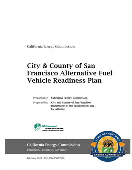 City & County of San Francisco Alternative Fuel Vehicle Readiness Plan