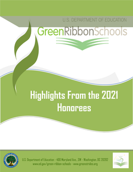 ED-Green Ribbon Schools Honorees 2021