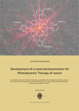Development of a Novel Photosensitizer for Photodynamic Therapy of Cancer