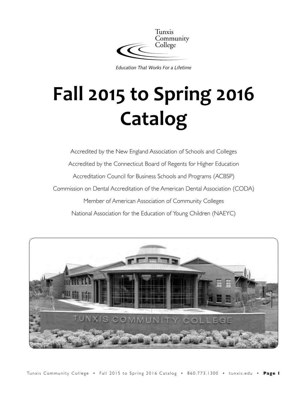 Fall 2015 to Spring 2016 Catalog