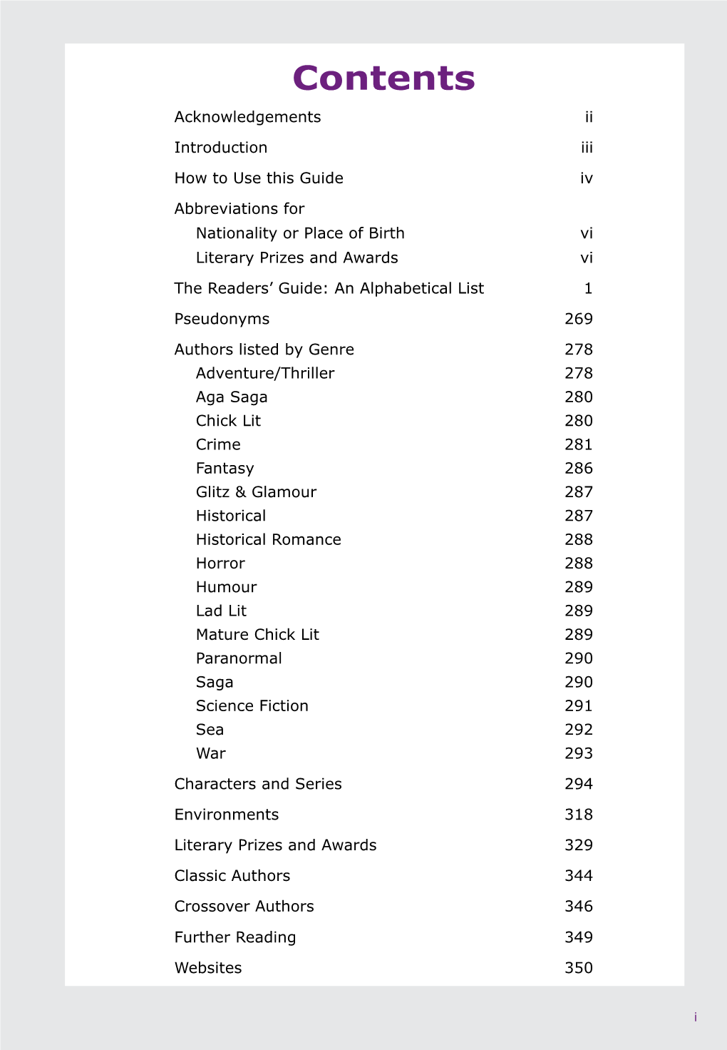 Authors Listed by Genre