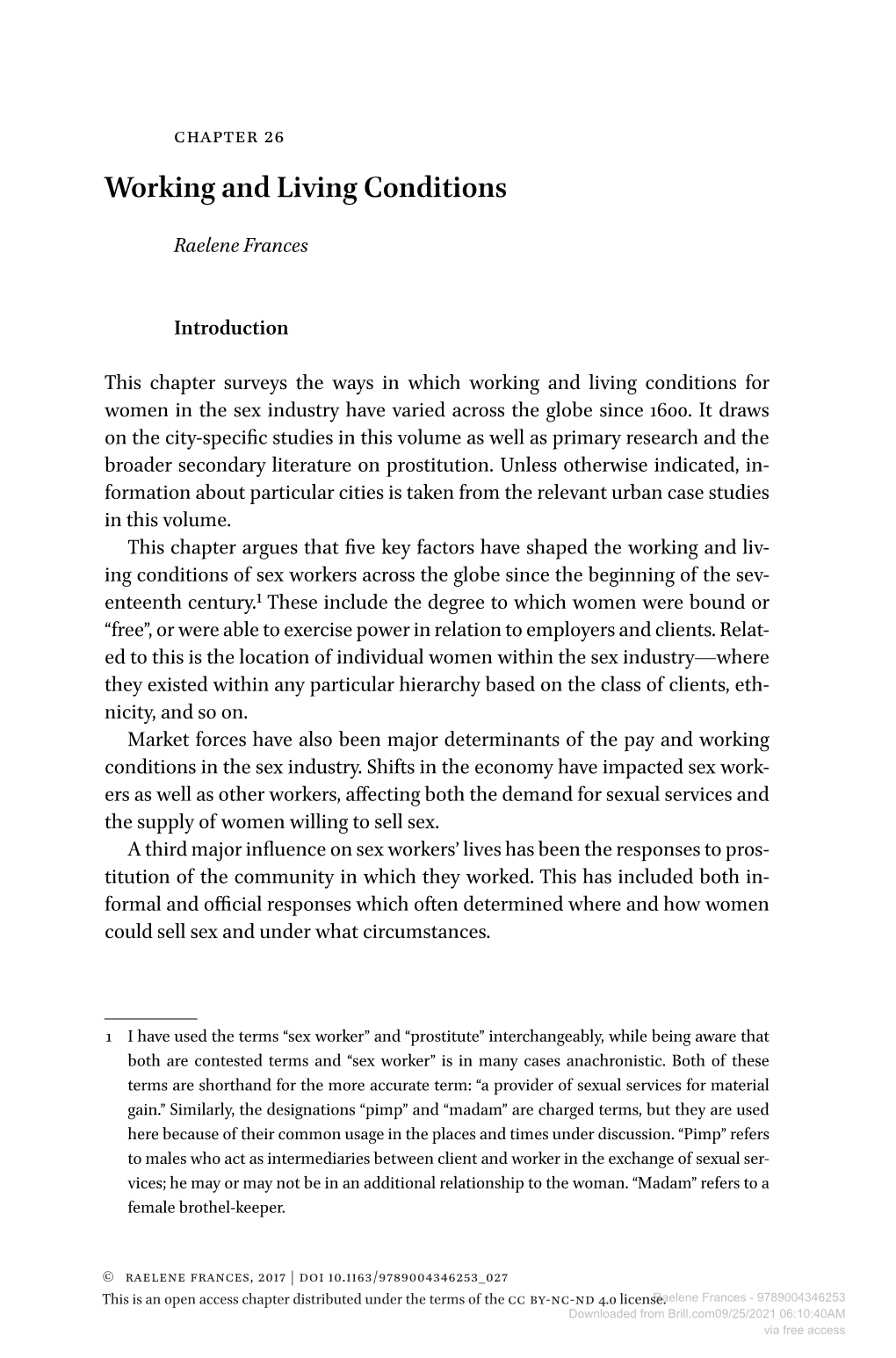 Downloaded from Brill.Com09/25/2021 06:10:40AM Via Free Access 678 Frances